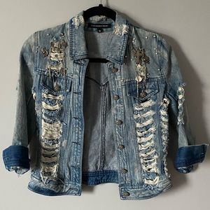 Alexander Wang | Distressed Jean Jacket